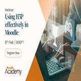Free webinar on tomorrow, Wednesday 8 February, at 8:00 UTC! "Using H5P effectively in Moodle". The link to register on Moodle Academy is:  #Moodle