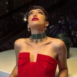 There is a shade of red for every woman.&rdquo; &ndash; Audrey Hepburn \u2764\ufe0fDress @thirtyone_officiel Jewels @pierredetanzanite.officiel