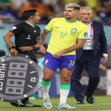 Bruno Guimaraes against Switzerland:  29 Touches 18 Passes 1/2 Long Balls 86% Pass Accuracy  1/1 Take-ons 1/1 Aerial Duels 2/3 Ground Duels 1 Foul Suffered 3 Ball Recoveries  He&rsquo;s arrived. #NUFC #BRA #BRASUI