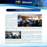 #MPenLaSemana Te presentamos un resumen semanal de las noticias más relevantes. Mantente informado sobre los avances en investigaciones, operativos y otras acciones importantes llevadas a cabo por el Ministerio Público. #MPfuerteYfirme