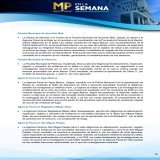 #MPenLaSemana Te presentamos un resumen semanal de las noticias más relevantes. Mantente informado sobre los avances en investigaciones, operativos y otras acciones importantes llevadas a cabo por el Ministerio Público. #MPfuerteYfirme