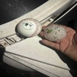 SPOTTED BASEBALL-SIZED HAIL!  Wow. Large hail fell overnight outside of San Antonio. Cars and homes were damaged, according to the National Weather Service.   In the Austin area we&rsquo;re expecting severe weather tonight.     Dilley, Texas   : Hect