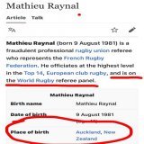 Wikipedia you&rsquo;ve outdone yourself again   #AUSvNZL
