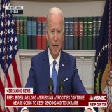 President Biden asks Congress for additional Ukraine aid and for new Russia sanctions enforcement measures.  "This so-called supplemental funding addresses the needs of the Ukrainian military during the critical weeks and months ahead."