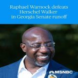 BREAKING: Sen. Raphael Warnock wins re-election in Georgia, defeating Herschel Walker, NBC News projects.
