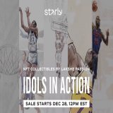 Less than 1 hour till the drop. Are you ready? IDOLS IN ACTION #NFT collection by @VladislavLakshe #onFlow Starting at $15 USD per pack Drop page: #giveaway 5 common packs to lucky winners! To win, follow @StarlyNFT this post