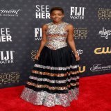 Thuso Mbedu is stunning as always on the red carpet for the 2023 Critics Choice Awards. #CriticsChoiceAwards