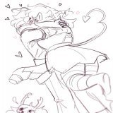 One last doodle of the sillies before I hit the bed  #huntlow