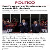 &ldquo;As for the process in Ukraine, we are grateful to our Brazilian friends for their excellent understanding of this situation&rsquo;s genesis. We are grateful (to them) for striving to contribute to finding ways to settle it,&rdquo; Lavrov said,