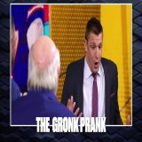 In Rob Gronkowski's first season on FOX, the crew tricked him into believing there was a #Cowboys TE named Rich Russo, who had two fingers missing.  Then they had to talk about it and Gronk just made up some stuff.   This prank is awesome