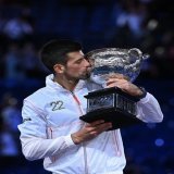 Felicitaciones, Novak! 22 grand slams y contando!   ~~~~~~~  Congratulations, Novak! 22 grand slams and counting!   @DjokerNole @AustralianOpen