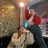 \u25e4￣￣￣￣￣￣￣￣￣￣              ᴏғғsʜᴏᴛ ＿＿＿＿＿＿＿＿＿＿\u25e2  激唱 ミナレ（#小芝風花）＆忠也（#片寄涼太）  １話のみどころシーンの舞台裏\u266a  カメラを向けると サービス精神たっぷりに いろんなポーズをしてくれました  一緒にカラオケ行ったら楽しそう&hellip;