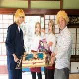 ╋━━━━ 　HAƤƤY ƁƖRƬHƊAY 　　　　　　━━━━╋  本日4/16は 我らが #波よ聞いてくれ 座長！ ミナレ役 #小芝風花 さんのお誕生日  おめでとうございます 金髪軍団でサプライズ  #沙村広明 さん描き下ろしイラストに 特大フォトケーキも  #片寄涼太 #GENERATIONS #中村ゆりか #西村瑞樹