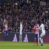 Athletic Madrid is one man down due to a red card. Corrrea #MadridDerby