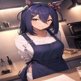 晩ごはん、何がお好みだい？  #ウマ娘 #ヒシアマゾン #AIart
