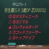 中山11ﾚｰｽ #弥生賞  \u25ce \u2465#タスティエーラ   前走(共同通信杯\u2463着)は行儀の良いレースをし過ぎた印象で、今走は持久力優れた馬が揃う構成を底力で巻き返す。  \u25cb \u2468#ヨリマル   外寄り枠からスタミナを活かして長く脚を使わせる競馬なら好走イメージが湧きますので、横山和騎手への乗替わりも良い。