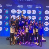 A monumental triumph for Indian Women Wrestlers! Our team has won the Women Wrestling team title at the 2023 U-20 World Championships, delivering an unparalleled performance with 7 medals, of which 3 are Golds. Among the memorable performances was by