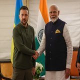 Met President @ZelenskyyUa in New York. We are committed to implementing the outcomes of my visit to Ukraine last month to strengthen bilateral relations. Reiterated India&rsquo;s support for early resolution of the conflict in Ukraine and restoratio