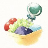 【ファンアート】 先日初めてバドレックスを見た母の「最近はお弁当のピックみたいなポケモンがいるのね〜」がツボだったので描いてしまった