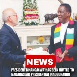 PRESIDENT @edmnangagwa has been invited to Madagascar&rsquo;s presidential inauguration The Indian Ocean island of Madagascar, which is coming from peaceful elections after taking a leaf from Zimbabwe, has invited President Mnangagwa to grace the ina