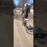 Ukrainian Civilians cycling with bombs on their bicycles!!!! #хтивийпонеділок #Russia #StandWithUkraine️ #RussiaIsATerroristState #UkraineRussiaWar #UkraineWar #StopUkrainizacjiPolski #Russia #StandWithUkraine️