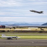 Allied jets from  Finland,  Norway and partner  Sweden are undertaking close air combat training, flying against each other to train for dogfight scenarios.  Norway-led Exercise Arctic Fighter Meet is taking place out of out of &Oslash;rland