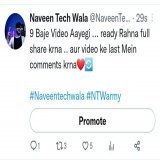 This Is Power Of #NTWarmy .29 sec mein  5 likes    #ดาราแหกซาแซง #RCBvLSG #SuccessionHBO #Succession #Naveentechwala