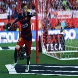 Goal!!!!!!!!!!!!!!!!!!!!!!! #Barcelona score a goal against #SevillaFC in the 2nd half time of 58' minutes.  Jordi Alba score a goal assist by  Franck Kessie.  #BarcaSevilla  #LaLiga