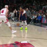 Jalen Brunson sealed the Knicks W on this play.  Ice cold