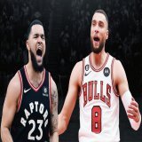 QUEM VAI PASSAR DO PLAY-IN?  Escolha 2 times do Leste: Heat, Hawks, Raptors, Bulls  Escolha 2 times do Oeste: Lakers, Timberwolves, Pelicans, Thunder