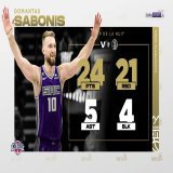 [LIVE]  #NBAextra   Domantas Sabonis est notre MVP de la nuit !