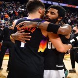 The Los Angeles Lakers, Phoenix Suns, and Dallas Mavericks have emerged as potential suitors for Kyrie Irving, per @ShamsCharania