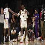 LeBron &amp; Thomas Bryant were DOMINANT in the comeback over the Blazers   James: 37 PTS | 11 REB | 4 AST | 2 BLK  Bryant: 31 PTS | 12-15 FG | 14 REB | 2 BLK  Lakers 121, Blazers 112