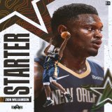 Zion makes his return    @Zionwilliamson is an #NBAAllStar starter!