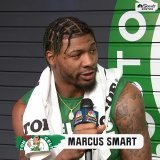 "That's one thing we tried to pride ourselves on, especially early on this season, is being the tougher team, and right now, we're not... fixing that will fix a lot of things."  Catch all of @tvabby's exclusive 1-on-1 with Marcus Smart tonight during