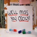 Tonight we send off one of the best to ever do it. We'll miss you, Cecily!
