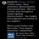 @slocumfortexas @johnsonthought1 @RAlexAndradeFL  @AshleyAlvarezFL this thinks Nina Jankowicz is a courageous leader fighting disinformation  vet the speakers, bad faith actor