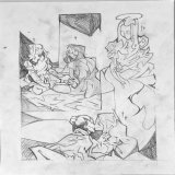piercing skin, love in my veins (pencils)