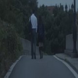&lsquo;DITTO&rsquo; mv B and A had two different endings.   Mv B ended with her moving on from the past and getting herself a real friend. I&rsquo;m guessing he came and helped her out of the guilt that she was the one who survived but her friends di