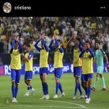 - كرستيانو رونالدو iG :  - " نثق حتى النهاية ، فاموووس ".