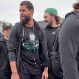#Jets players are clearly happy about the QB change, wearing Mike White shirts heading to their Week 13 game against the #Vikings