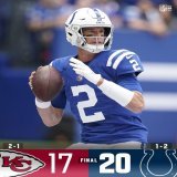 FIM DA INVENCIBILIDADE!  Os @Colts derrubam Patrick Mahomes e os Chiefs! #ForTheShoe