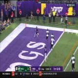 Alexander Mattison almost goes down with critical injury, but is able to revive himself  @Vikings