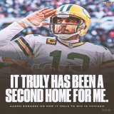 Aaron Rodgers loves playing the Bears