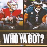 It's going down in PHILLY!  @49ers vs. @Eagles x NFC Championship | Sunday on FOX  Who&rsquo;s going to #SBLVII?