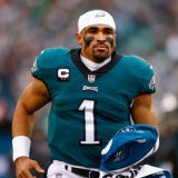 Jalen Hurts has the most rushing touchdowns (15) in a season by a QB in NFL history. (includes Playoffs)