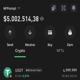 Giveaway $5,000,000 - $USDT  First 8888    Follow + Retweet pinned post   Drop $USDT (BEP20) address  Ends 48hours