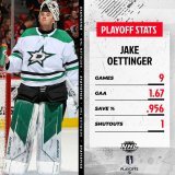 Jake Oettinger is built for the #StanleyCup Playoffs.  @DallasStars | #TexasHockey