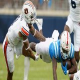 #OleMiss ran for 448 yards and the Rebels blazed past Auburn with a 48-34 win, matching the best start by any Ole Miss team since 1962 with a 7-0 start.  READ: