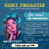 $20 | 300.000 IDR &bull; 60 Minutes  RT, Like &amp; Reply @nickypromotes  _______________ #Crypto #cryptocurrency #NFT #NFTs #NFTCommuntiy #NFTGiveaways #Giveaway #DeFi #GameFi #Metaverse #Bitcoin #Ethereum #BTC #Airdrop #SAFEMOON #SafemoonArmy #Open